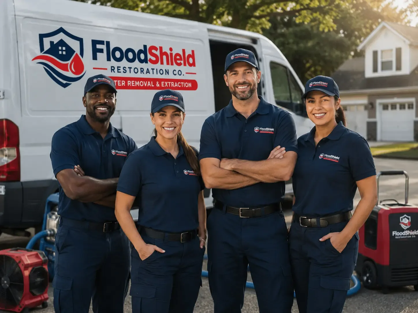 Flood Damage Restoration company in Claremont, IL
